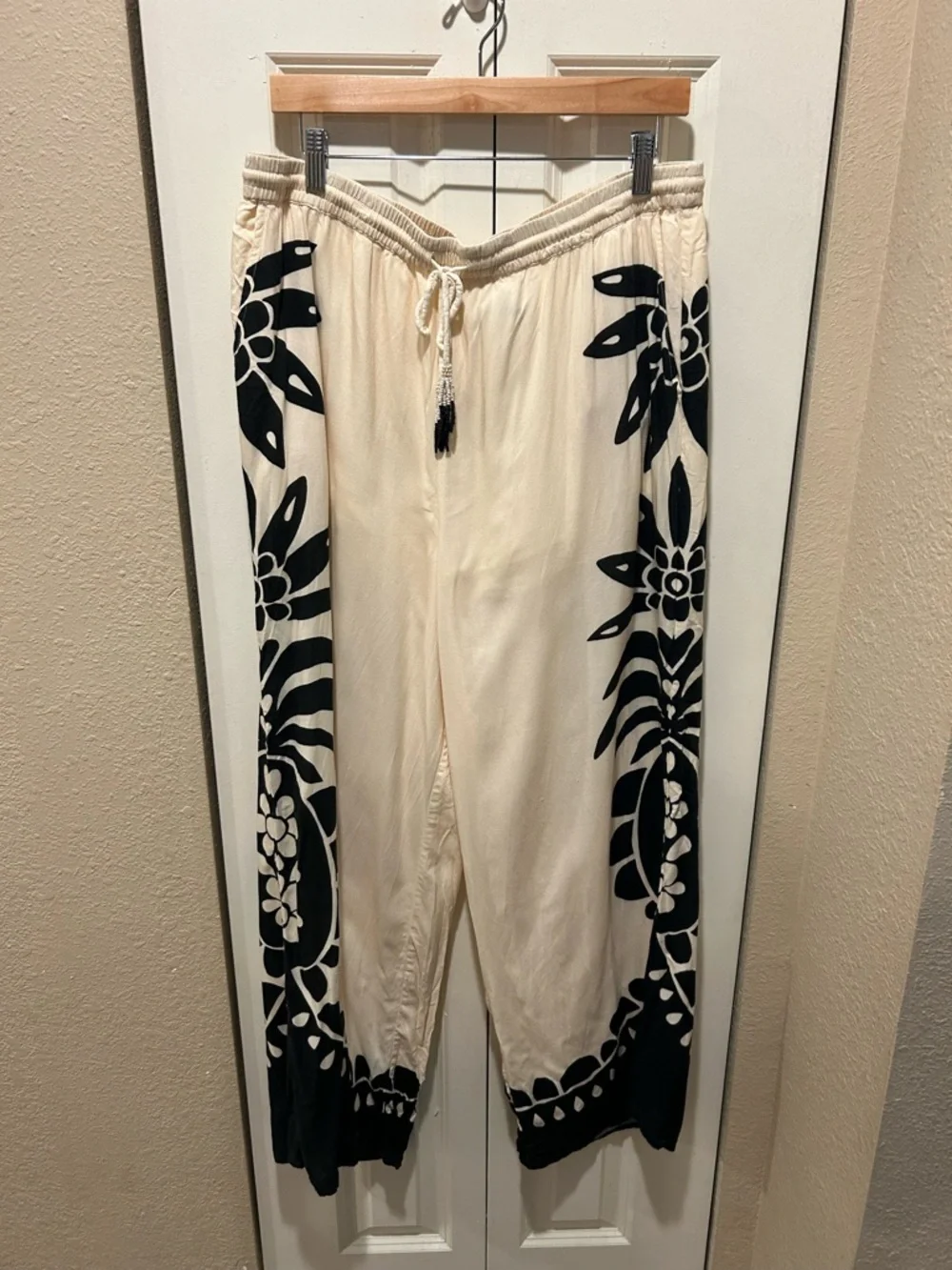Farm Rio xAnthropologie Martina Pull On Pants Wide Leg, XL - Picture 7 of 10